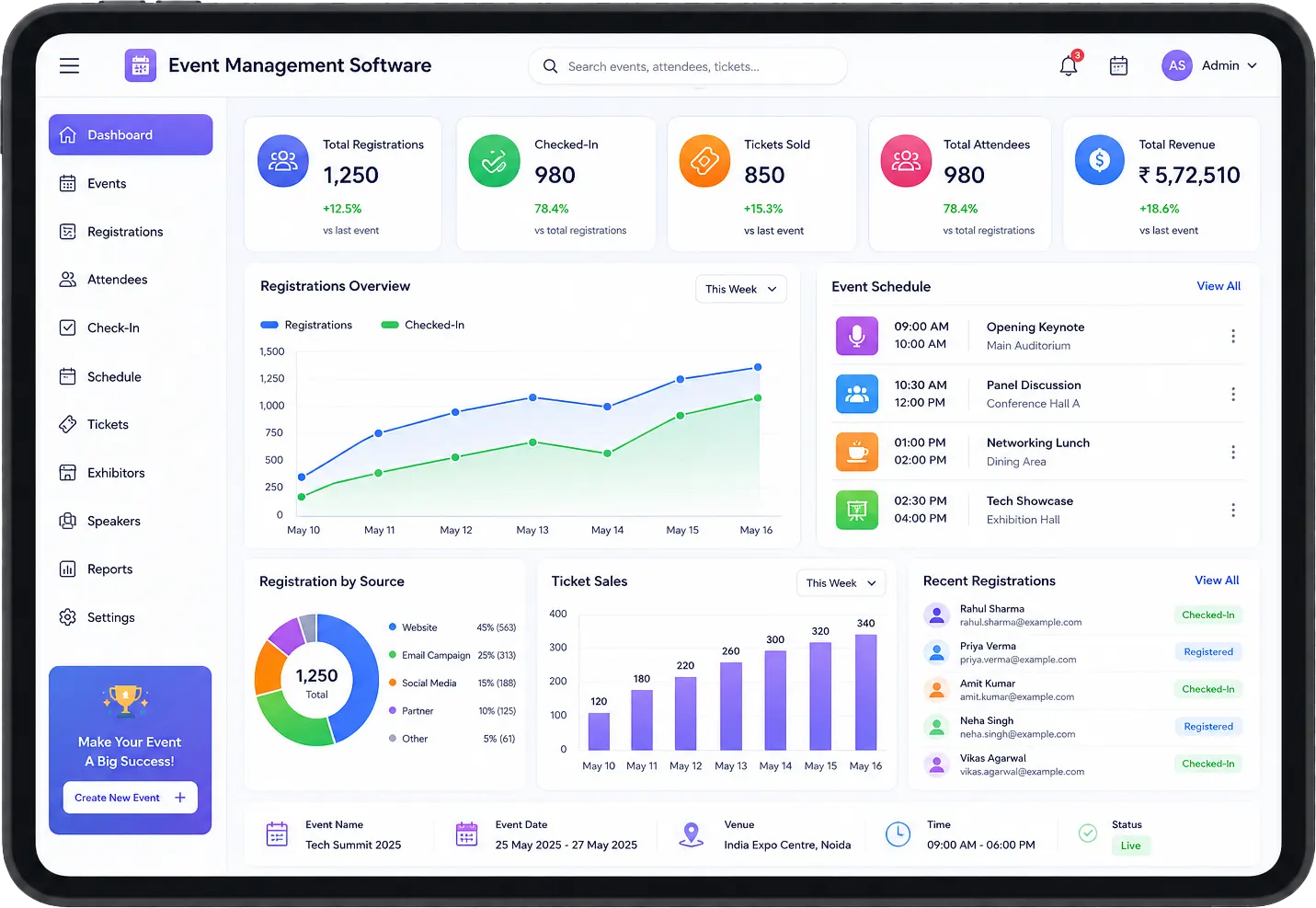 Event Management Software for Corporate Events