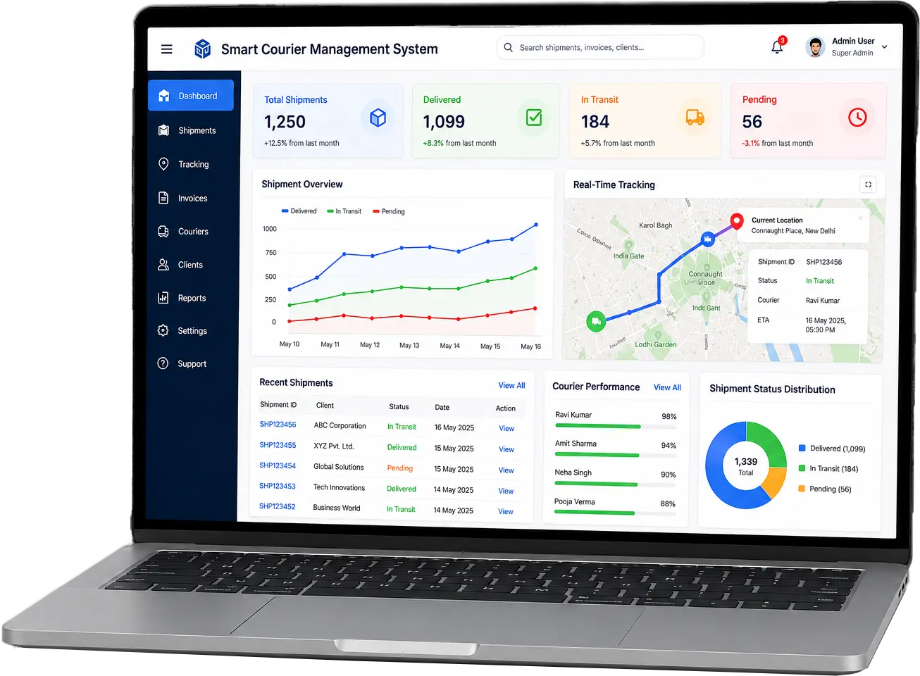 Smart Courier Management System